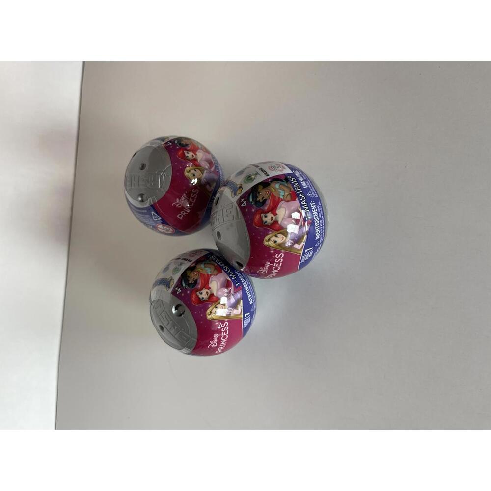 Disney Princess Mash'ems Series 7 Collectible Squishy Toy. 3 items total